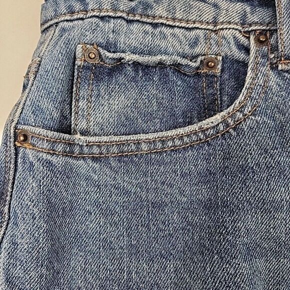 Vanilla Star Women's 90's Boyfriend Jeans Size 15 Button Fly Blue Denim 33X26 - Picture 6 of 10